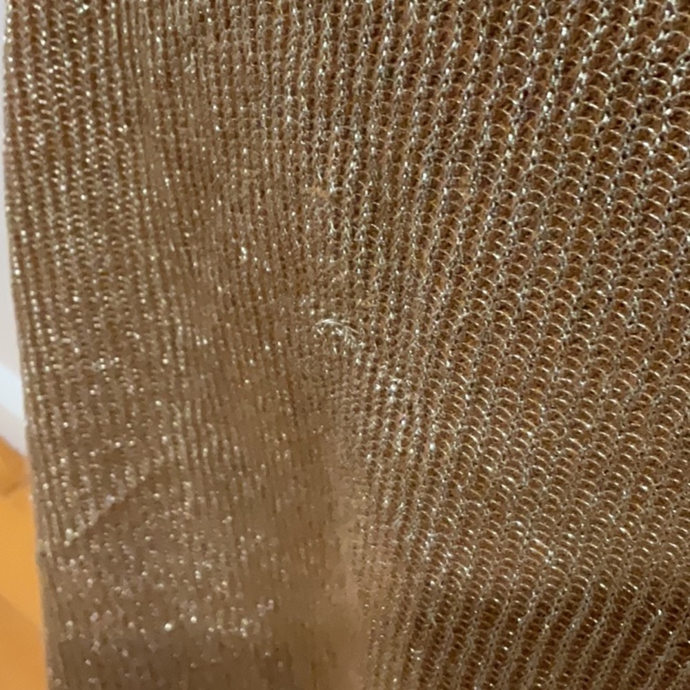 Michael Costello Metallic Gold Mini Dress - Picture 9 of 13